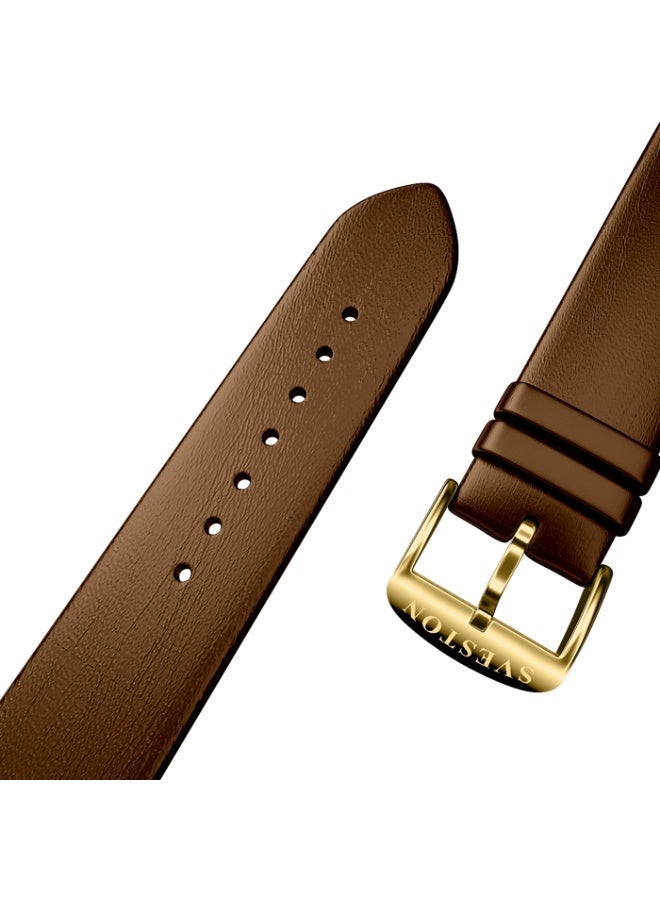 سيفيستون ساعة Sveston Lotus هي ساعة جلدية رجالية بقطر 29 مم وتأتي مع علبة ساعة فاخرة. - Image 2